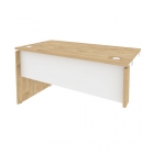 Стол-приставка левый к опорным элементам Рива ONIX O.SPR-3.7L Тиквуд Светлый/Белый