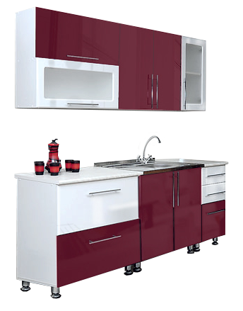 Кухонный гарнитур Мыло 224 2,0 м МАГ-РИВЕР 979