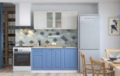 Кухня МАГ-РИВЕР Хозяюшка 1,5 м Белый/Трюфель