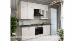 Кухонный гарнитур Герда 2,0 м МАГ-РИВЕР Альберо Браш Грей