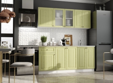 Кухня МАГ-РИВЕР Хозяюшка 1,8 м Белый/Фисташка