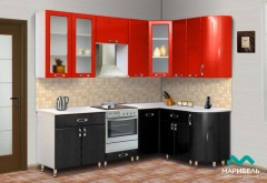 КУХОННЫЙ ГАРНИТУР МЫЛО 128 2,4 х 1,5 м МАГ-РИВЕР 18862