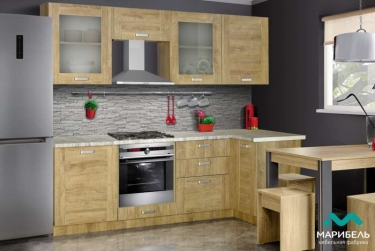 Кухонный гарнитур Квадро 2,4 х 1,0 м МАГ-РИВЕР 23230