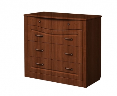 Комод с 4-мя ящиками Ева-10 МАГ-РИВЕР Орех/Орех Итальянский