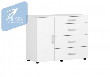 Комод Вега-К02 МАГ-РИВЕР Белый