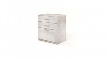 Комод с 3-мя ящиками ГИП -10 Юниор МАГ-РИВЕР Альберо Браш Грей/Дуб Эльза