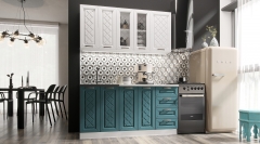 Кухня МАГ-РИВЕР Агава 1,6 м Белый/Трюфель