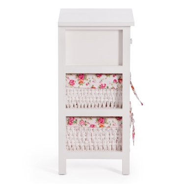 Тумба с 2 корзинами и ящиком Tetchair Secret De Maison FANTASIE 3 mod. 4326 Белый