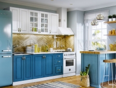 Кухня МАГ-РИВЕР Констанция 1,8 компановка 3 Белый/Джинс