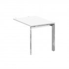 Брифинг-приставка на П-образном м/к Рива ONIX DIRECT LUX M-O.MP-BR-9 Белый бриллиант