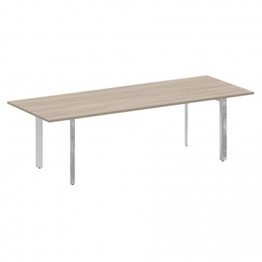 Стол переговорный на П-образном м/к Рива ONIX DIRECT LUX M-O.MP-PRG-25 Тиквуд светлый