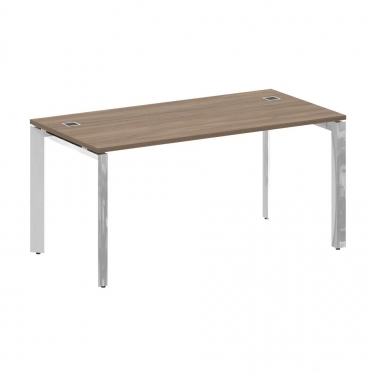 Стол рабочий руководителя на П-образном м/к Рива ONIX DIRECT LUX M-O.MP-SRR-4.8 Тиквуд темный