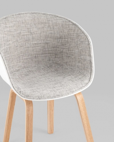 Кресло Stool Group Libra Soft Серое