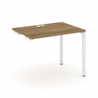 Стол приставка к опорным тумбам/шкафам Рива CONCEPT CN.OSPR-001 Сандал Янтарный Белый