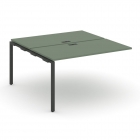 Двойной наборный элемент рабочей станции Рива CONCEPT CN.DNRS-001 Кобо Антрацит