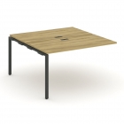 Двойной наборный элемент рабочей станции Рива CONCEPT CN.DNRS-002 Дуб Винченцо Антрацит