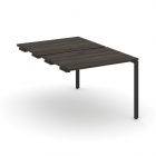 Двойной стол-приставка к опорным тумбам/шкафам Рива CONCEPT CN.DSPR-001 Дуб Мали Антрацит