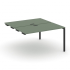 Двойной стол-приставка к опорным тумбам/шкафам Рива CONCEPT CN.DSPR-001 Кобо Черный