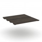 Двойной стол-приставка к двум опорным тумбам/шкафам Рива CONCEPT CN.DSPR-008 Дуб Мали Антрацит