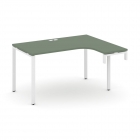 Стол-надставка на опорную тумбу правый Рива CONCEPT CN.OSAN-002R Дуб Мали Белый