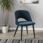 Кресло R-home Lars Diag blue/черный