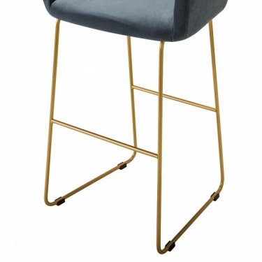 Кресло Бар R-home Oscar Б Diag grey/Линк золото