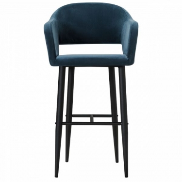 Кресло Бар R-home Oscar Б Diag blue/черный