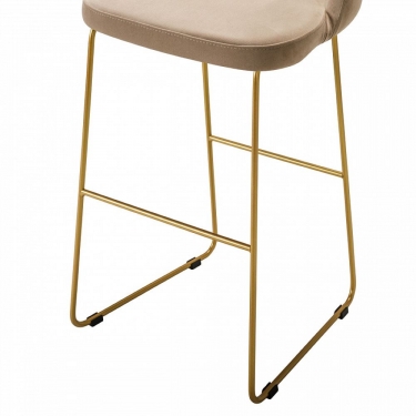 Кресло Бар. R-home Lars Б Diag beige/Линк золото