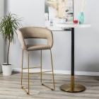 Кресло Бар. R-home Hugs Б beige/Линк золото