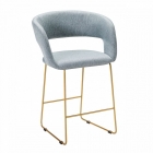 Кресло полубар R-home Hugs св.сер/Линк золото