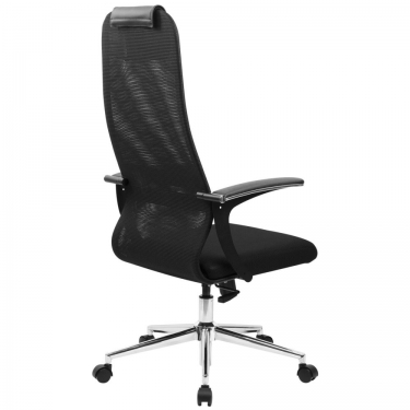 Кресло руководителя BRABIX BRABIX PREMIUM Ultimate EX-801 хром Черное