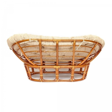 Кресло Tetchair MAMASAN/МАМАСАН 23/02 W /с подушкой/ подушка 182х119 см, 169х102х80 см, Cognac коньяк, ткань, Старт