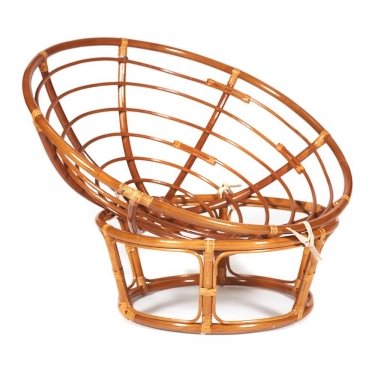 Кресло Tetchair PAPASAN 23/01 W /с подушкой/ диаметр подушки 129 см, 115х101х104 см, Cognac коньяк, ткань Старт