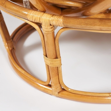 Кресло Tetchair PAPASAN 23/01 W /с подушкой/ диаметр подушки 129 см, 115х101х104 см, Honey мед, ткань Старт