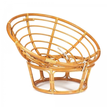 Кресло Tetchair PAPASAN 23/01 W /с подушкой/ диаметр подушки 129 см, 115х101х104 см, Honey мед, ткань Старт