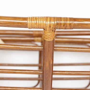 Кресло Tetchair MAMASAN/МАМАСАН 23/02 W /с подушкой/ подушка 182х119 см, 169х102х80 см, Pecan орех, ткань, Старт