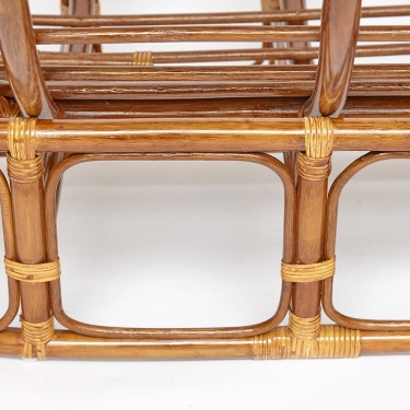 Кресло Tetchair MAMASAN/МАМАСАН 23/02 W /с подушкой/ подушка 182х119 см, 169х102х80 см, Pecan орех, ткань, Старт
