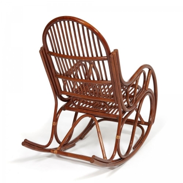 Кресло-качалка Tetchair VIENNA разборная / без подушки / ротанг top quality, 58x133x102 см, Pecan орех
