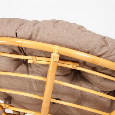 Кресло Tetchair PAPASAN 23/01 W /с подушкой/ 115х101х104 см, Honey мед, экошерсть Коричневый, 1811-5