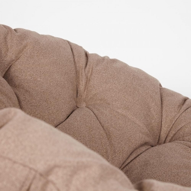 Кресло Tetchair PAPASAN 23/01 W /с подушкой/ 115х101х104 см, Pecan орех, экошерсть Коричневый, 1811-5