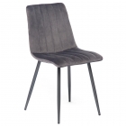 Стул Tetchair DUBLIN mod. 7066 / 1 шт. в упаковке металл,ткань, 45 х 56 х 88 х 51 см, серый вельвет/антрацит, G062-40