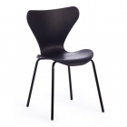 Стул Tetchair Jacobsen mod DC 102 / 1 шт. в упаковке пластик/металл, 50 х 46 х 82 см , чёрный 3010/черный