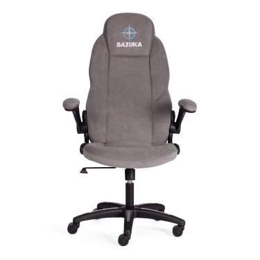 Кресло Tetchair BAZUKA флок , серый, 29