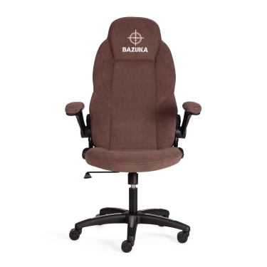 Кресло Tetchair BAZUKA флок , коричневый, 6
