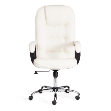 Кресло Tetchair СН9944 22 хром кож/зам, белый, 36-01
