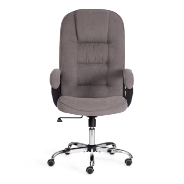Кресло Tetchair СН9944 22 хром флок , серый, 29