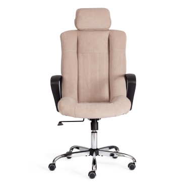 Кресло Tetchair OXFORD хром флок , бежевый, 7