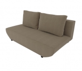 Диван Berhouse Классик Мини без подлокотников Berhouse Цвет фасада Беж Велюто 05 Тип Прямой Материал фасада Металл/Велюр