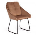 Кресло Tetchair STAR mod. CY-1919 / 1 шт. в упаковке вельвет/металл, 68 х 60 х 88 см , коричневый HLR11/черный