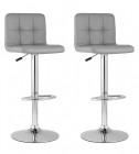 Стул барный Stool Group Малави LITE серый 2 шт. комплект